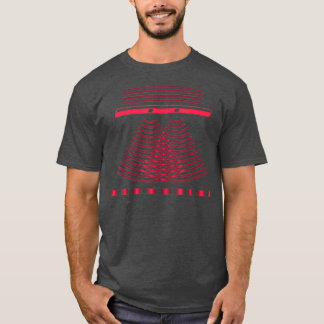 Double Slit Eperiment Quantum Physics Lover Gift T-Shirt