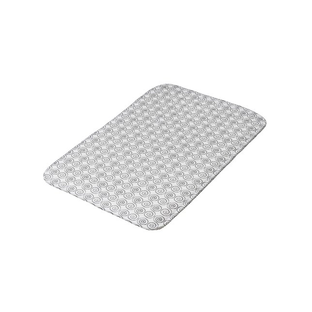 Double Spiral Celtic Pattern Bath Mat (Angled)