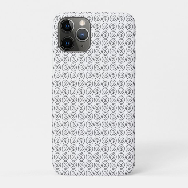 Double Spiral Celtic Pattern Case-Mate iPhone Case (Back)