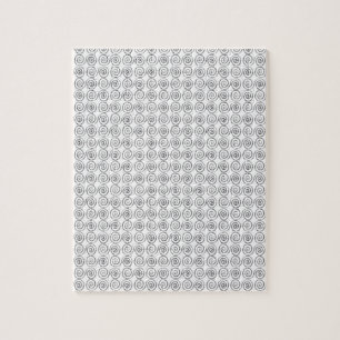 Double Spiral Celtic Pattern DIFFICULT Jigsaw Puzzle