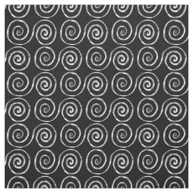 Double Spiral Celtic Pattern Fabric (Swatch)
