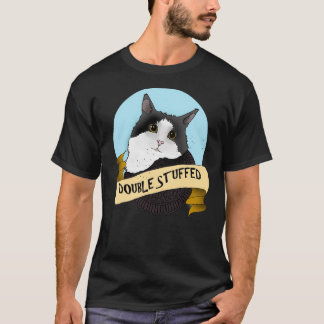 Double Stuffed Oreo Tuxedo Cat  T-Shirt