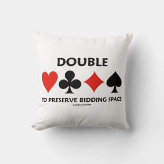 Double To Preserve Bidding Space Four Card Suits Cushion