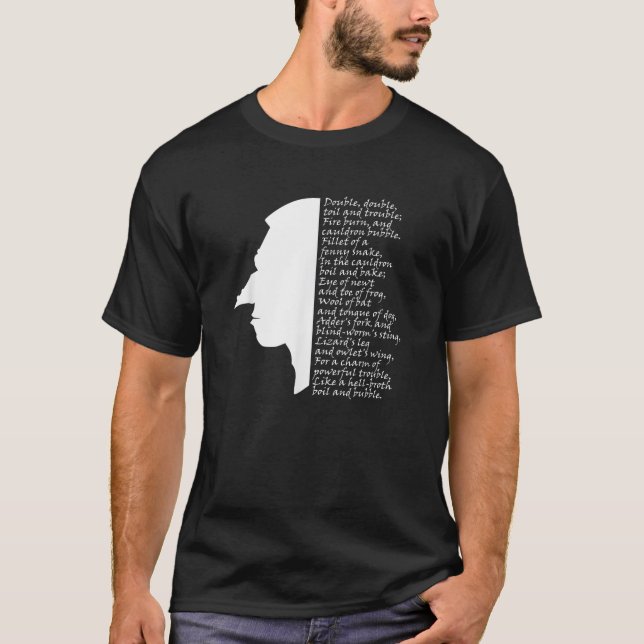 Double Toil and Trouble Witch Macbeth  T-Shirt (Front)