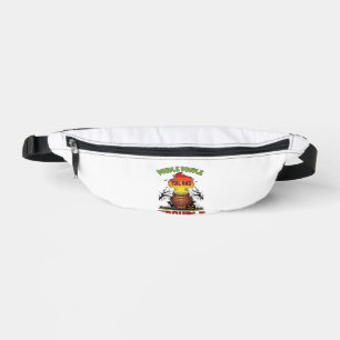 Double Toil Trouble Cauldron Halloween Black Cat P Bum Bags