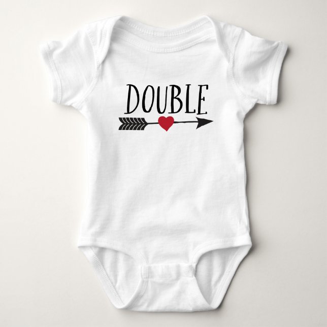 Double Trouble Baby Bodysuit (Front)