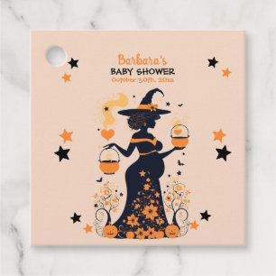 Double Trouble Brew - A Twin Halloween Baby Shower Favour Tags