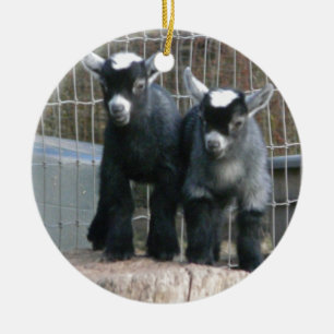 Double Trouble Ceramic Tree Decoration