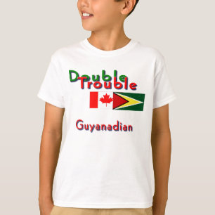 Double Trouble guyananese-canadian kids t-shirts