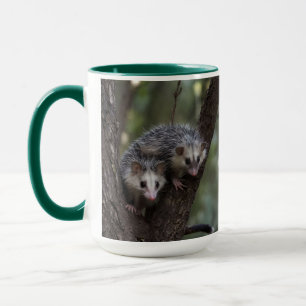 Double Trouble in the Canopy: Twin Possums Mug