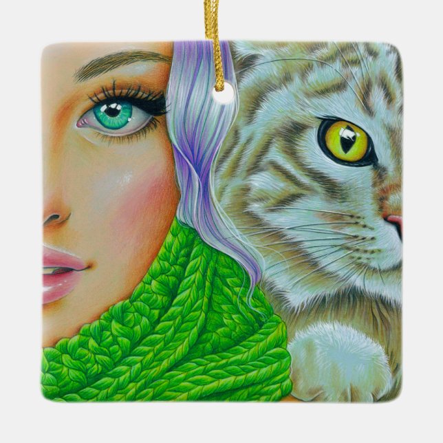 "Double Trouble" ornament (Front)