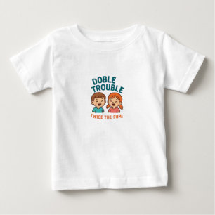 Double Trouble Twins T-Shirt – Cute Funny Gift for