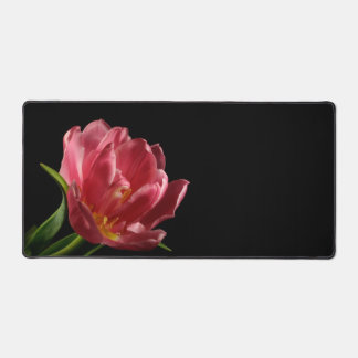 Double Tulip Blooms Beautiful Spring Flower Photo Desk Mat