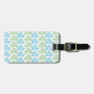 Double turtles luggage tag