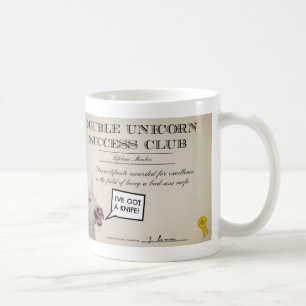 Double Unicorn Success Club Mug.  Drink awesome. Coffee Mug