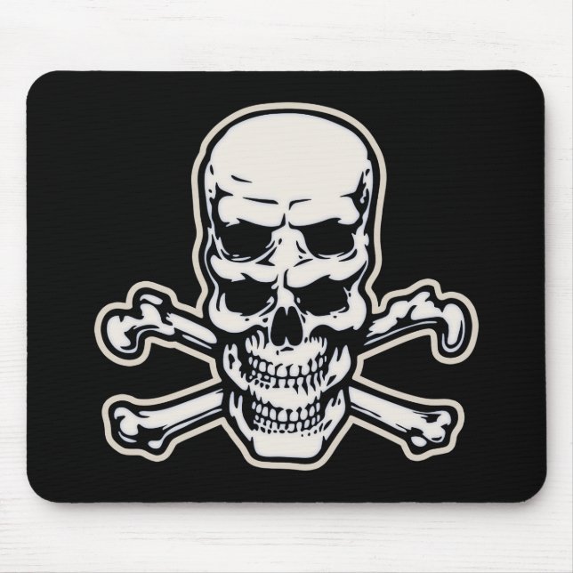 Double Vision Skull Mouse Mat (Front)