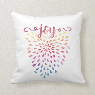 Double watercolor JOY Cushion