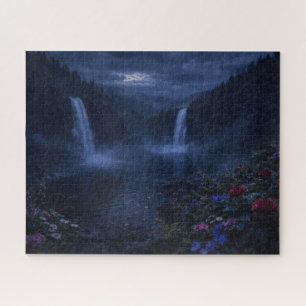 Double Waterfall Hideaway Jigsaw Puzzle
