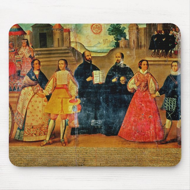 Double wedding between two Inca women Mouse Mat (Front)