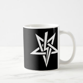 Double White Anton Szandor LaVey Sigil Mug