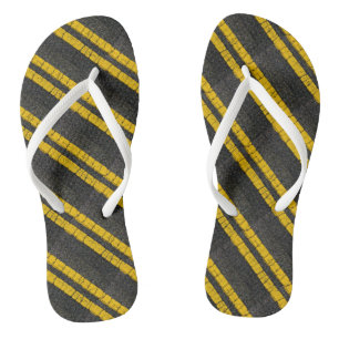Double Yellow Line Flip Flops