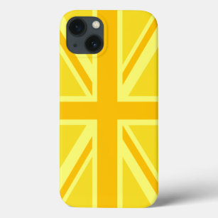 Double Yellow Union Jack Case-Mate iPhone Case