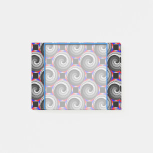 Double Yin Yang Spiral by Kenneth Yoncich Post-it Notes