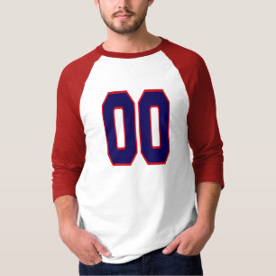 DOUBLE ZERO BLUE & RED T-Shirt