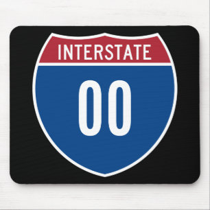 Double Zero Interstate Mouse Mat
