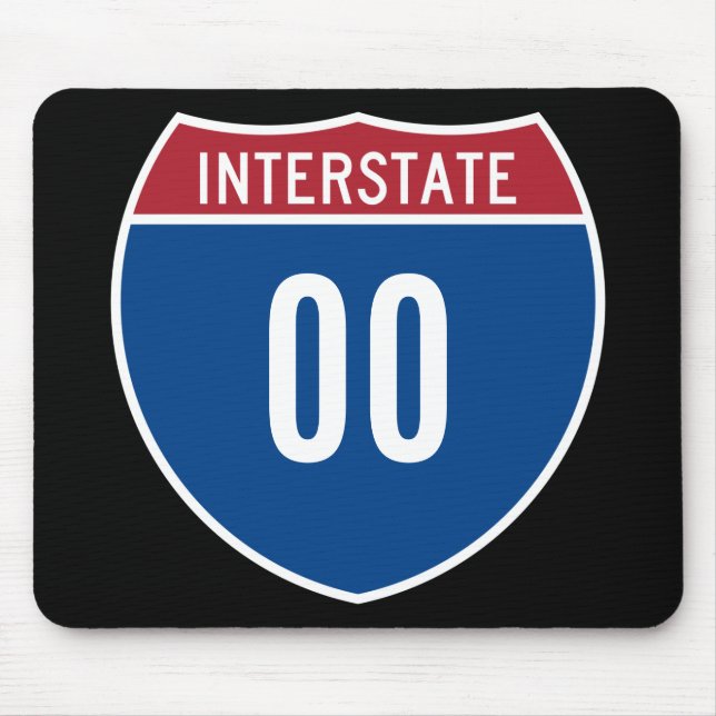 Double Zero Interstate Mouse Mat (Front)
