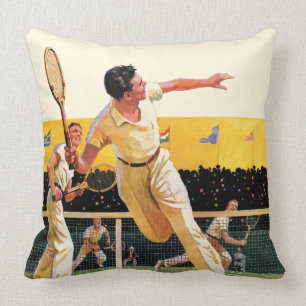 Doubles Tennis Match Cushion