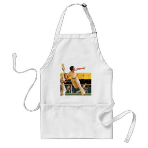Doubles Tennis Match Standard Apron