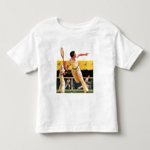 Doubles Tennis Match Toddler T-Shirt
