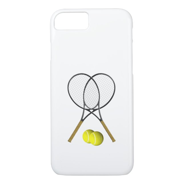 Doubles Tennis Sport Theme Case-Mate iPhone Case (Back)