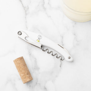 Doubles Tennis Sport Theme Corkscrew