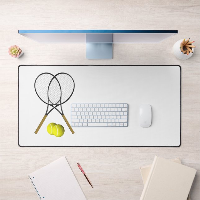 Doubles Tennis Sport Theme Desk Mat (Office 1)