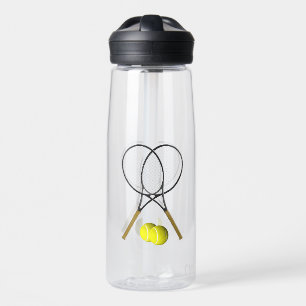 Doubles Tennis Sport Theme Water Bottle