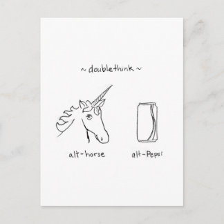 Doublethink Postcard