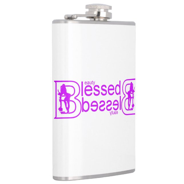Doubly Blessed  Hip Flask (Right)