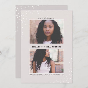 Doubly Dotted Graduation Announcement