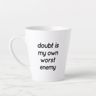 Doubt Latte Mug