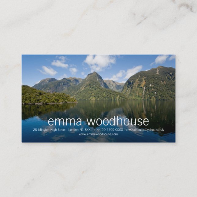 Doubtful Sound Business Card (Front)