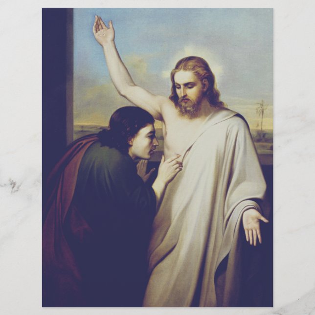 Doubting Saint Thomas Apostle of Honest Faith Flyer (Front)