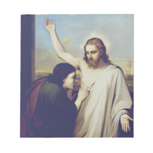 Doubting Saint Thomas Apostle of Honest Faith Notepad