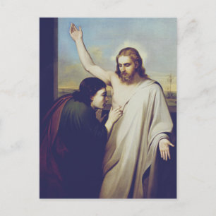 Doubting Saint Thomas Apostle of Honest Faith Postcard
