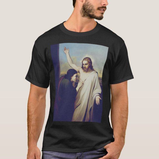 Doubting Saint Thomas Apostle of Honest Faith T-Shirt (Front)