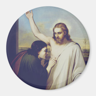 Doubting Saint Thomas by Silvestro Lega Magnet