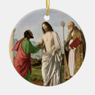 Doubting Thomas with St. Magnus, c.1504-05 Ceramic Tree Decoration
