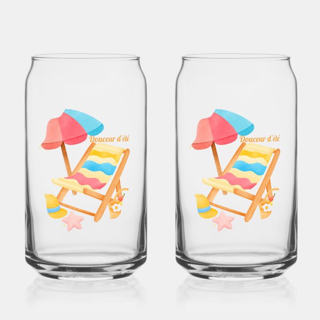 Douceur d'été can glass (Back)