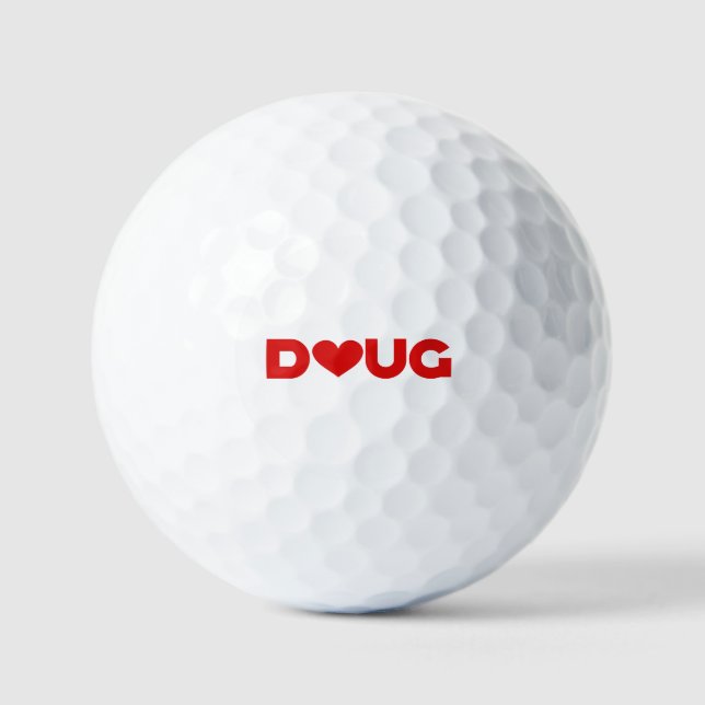 Doug Love Golf Balls (Front)